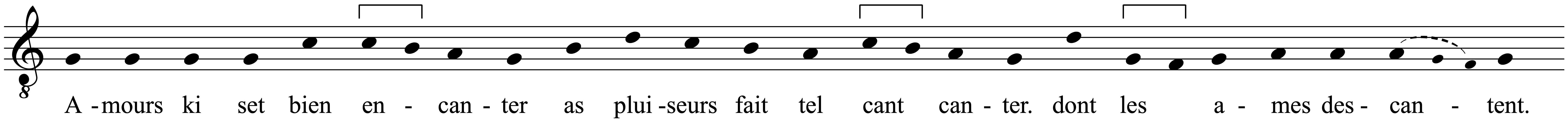 Work musical notation